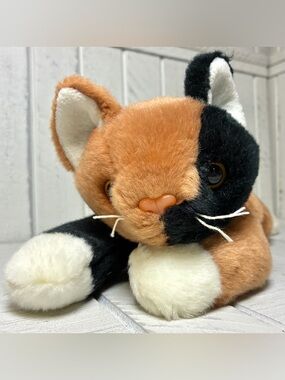Ty Beanie Babies Chip Calico Cat Large Bean Plush Stuffed Animal Vintage 1998